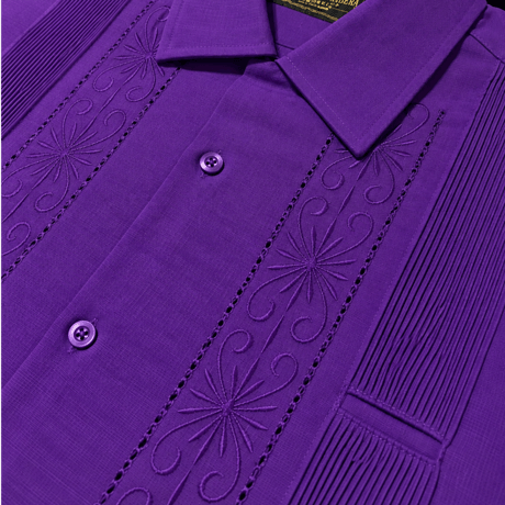【ご注文日より１年以内にお届け】【受注生産】【半袖】【 ESG-01S-PU 】【 REJILLADA 】【 PURPLE 】【紫 】