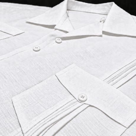 【ご注文日より１年以内にお届け】【受注生産】【半袖】【 ESG-40S-W】【S/S CUBANA】【WHITE】 【白】