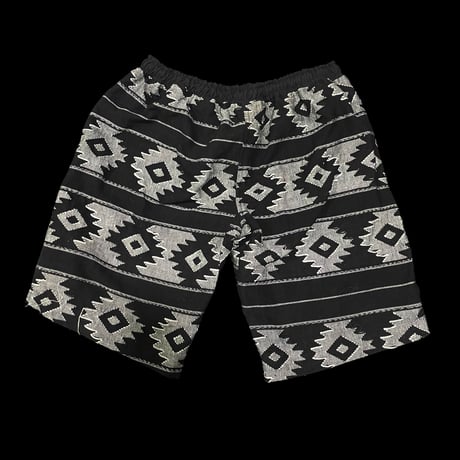 【ESGG-SP05-B】【ジャガード ショーツ】【Lサイズ 】【 GUATEMALA 】【BLACK】【黒】