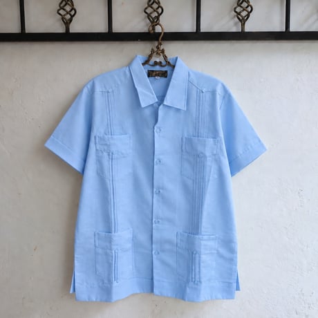 【ご注文日より１年以内にお届け】【受注生産】【半袖】【 ESG-40S-SA】【S/S CUBANA】【SAX BLUE】 【サックスブルー】