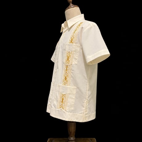 【1月〜2月】【予約商品】【半袖】【 ESG-39S-OFG 】【 S/S CUBANA 】【OFF WHITEx GOLD 】 【オフホワイトx金】