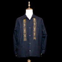 【長袖】【 ESG-01L-BG 】【 REJILLADA 】【 BLACK x GOLD 】【 黒 x 金 】