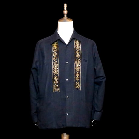 【長袖】【 ESG-01L-BG 】【 REJILLADA 】【 BLACK x GOLD 】【 黒 x 金 】