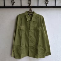 【ご注文日より１年以内にお届け】【受注生産】【長袖】【 ESG-40L-OL】【 L/S GUAYABERA 】【 CUBANA 】【OLIVE】 【オリーブ】