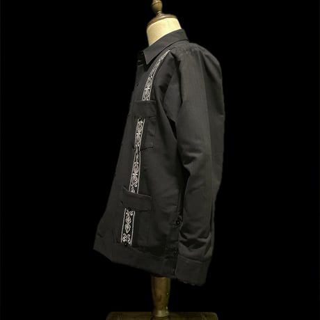 【1月〜2月】【予約商品】【長袖】【 ESG-39L-BS 】【 L/S CUBANA 】【BLACKxSILVER 】 【黒x銀】