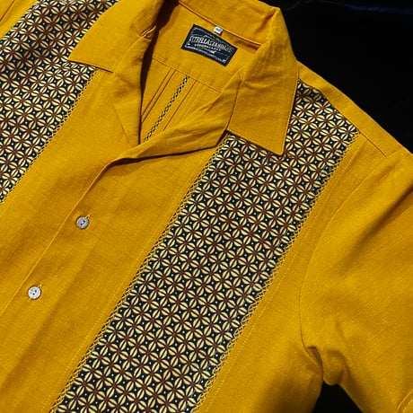 【半袖】【 ESGP-09-5S-MU 】【 S/S FRONT PANEL SHIRTS 】【 VINTAGE BATIK 】