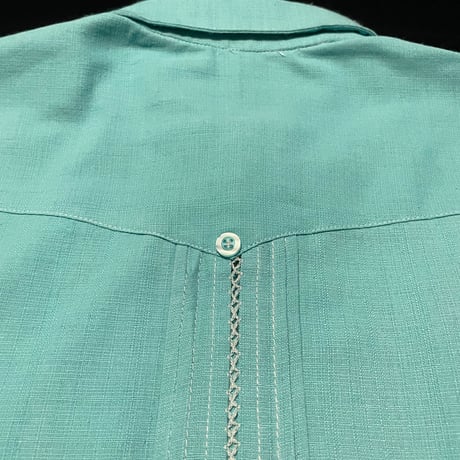 【ご注文日より１年以内にお届け】【受注生産】【長袖】【 ESG-W10L-TQR 】【 L/S GUAYAMISA 】【 ROSA 】【 TURQUOISE x RED 】【 ターコイズ x 赤 】