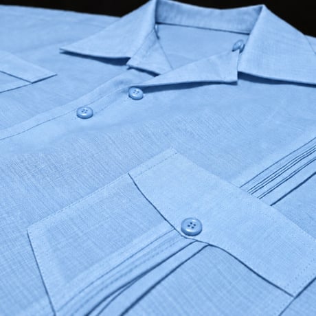 【ご注文日より１年以内にお届け】【受注生産】【半袖】【 ESG-40S-SA】【S/S CUBANA】【SAX BLUE】 【サックスブルー】