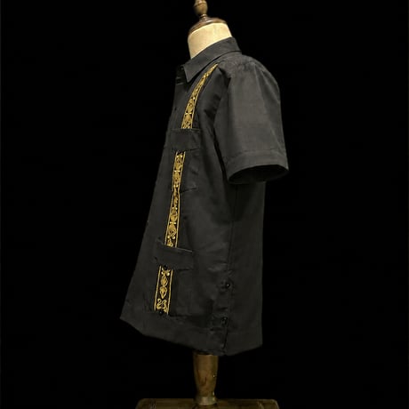 【1月〜2月】【予約商品】【半袖】【 ESG-39S-BG 】【 S/S CUBANA 】【BLACKxGOLD 】 【黒x金 】