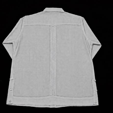 【ご注文日より１年以内にお届け】【受注生産】【長袖】【 ESG-40L-GR 】【 L/S GUAYABERA 】【 CUBANA 】【 GRAY 】【灰色】