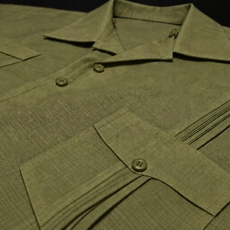 【ご注文日より１年以内にお届け】【受注生産】【半袖】【 ESG-40S-OL】【S/S CUBANA】【OLIVE】 【オリーブ】