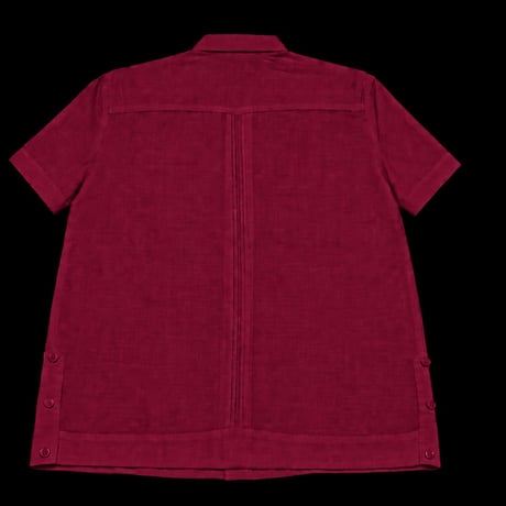【ご注文日より１年以内にお届け】【受注生産】【半袖】【 ESG-40S-BU】【S/S CUBANA】【BURGUNDY】 【臙脂色】