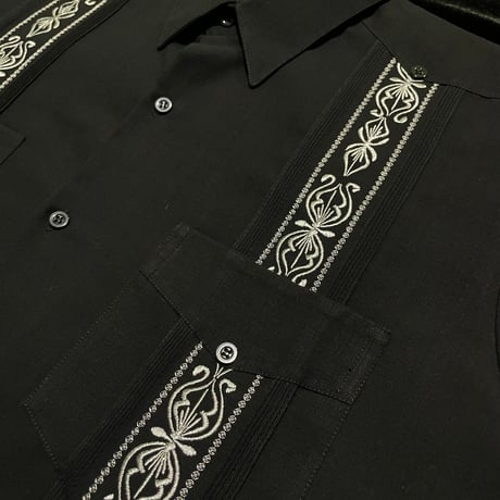 【1月〜2月】【予約商品】【長袖】【 ESG-39L-BS 】【 L/S CUBANA 】【BLACKxSILVER 】 【黒x銀】