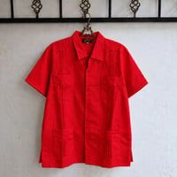 【ご注文日より１年以内にお届け】【受注生産】【半袖】【 ESG-40S-RE】【S/S CUBANA】【RED】 【赤】