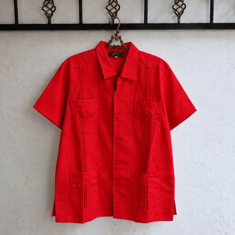 【ご注文日より１年以内にお届け】【受注生産】【半袖】【 ESG-40S-RE】【S/S CUBANA】【RED】 【赤】