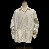 【1月〜2月】【予約商品】【長袖】【 ESG-38L-OF 】【 L/S GUAYAMISA 】【OFF WHITE 】 【オフホワイト 】