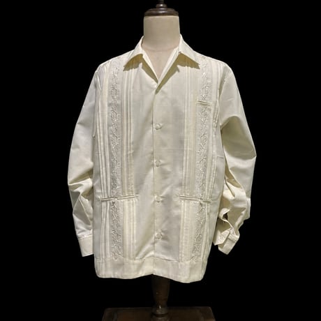 【1月〜2月】【予約商品】【長袖】【 ESG-38L-OF 】【 L/S GUAYAMISA 】【OFF WHITE 】 【オフホワイト 】