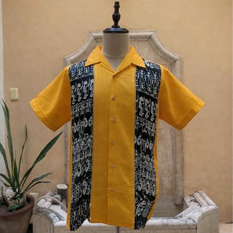 【半袖】【 ESGP-09-12S 】【 S/S FRONT PANEL SHIRTS 】【 VINTAGE BATIK 】