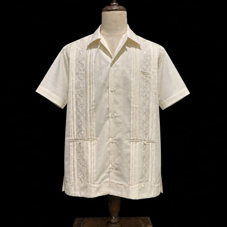 【1月〜2月】【予約商品】【長袖】【 ESG-38S-OF 】【 S/S GUAYAMISA 】【OFF WHITE 】 【オフホワイト 】