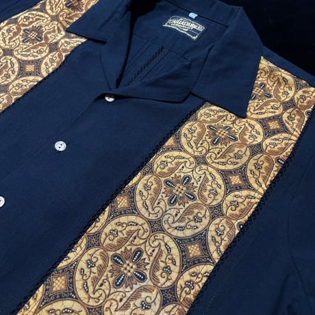 【7/31入荷】【予約商品】【半袖】【 ESGP-09-9S-B】【 S/S FRONT PANEL SHIRTS 】【 VINTAGE BATIK 】