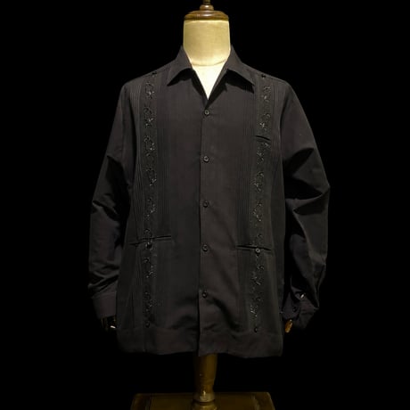 【1月〜2月】【予約商品】【長袖】【 ESG-38L-B 】【 L/S GUAYAMISA 】【BLACK 】 【黒 】