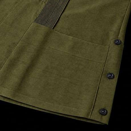 【ご注文日より１年以内にお届け】【受注生産】【長袖】【 ESG-20L-OLB 】【 L/S GUAYABERA 】【 REJILLADA 】【 OLIVE x BLACK 】【 オリーブx 黒 】