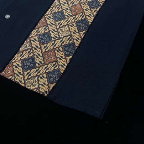 【半袖】【 ESGP-09-1S-B 】【 S/S FRONT PANEL SHIRTS 】【 VINTAGE BATIK 】