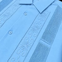 【ご注文日より１年以内にお届け】【受注生産】【半袖】【 ESG-01S-SA 】【S/S REJILLADA】【SAX】 【サックスブルー】