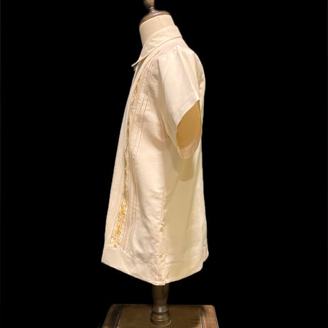 【10月下旬】【予約商品】【半袖】【 ESG-32S-LBG 】【S/S GUAYAMISA】【L.BEIGEx GOLD】 【ライトベージュ x 金】
