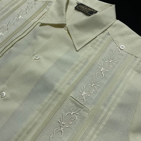 【1月〜2月】【予約商品】【長袖】【 ESG-38L-OF 】【 L/S GUAYAMISA 】【OFF WHITE 】 【オフホワイト 】