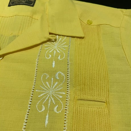 【半袖】【 ESG-01S-LW 】【S/S REJILLADA】【LEMON x WHITE】 【レモンx 白】