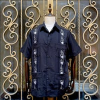 【半袖】【SHOTA CALAVERA】【 ESGS-07S-BW】【 S/S CUBANA 】【BLACK x WHITE】 【黒 x 白】