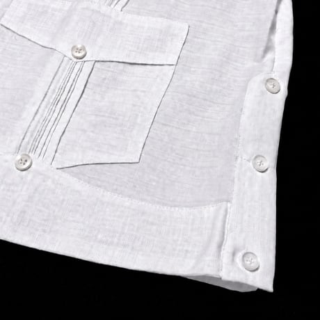 【ご注文日より１年以内にお届け】【受注生産】【長袖】【 ESG-40L-W】【 L/S GUAYABERA 】【 CUBANA 】WHITE】 【白】
