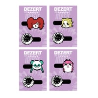 PVCヘアクリップ2個セット （deZOOt）