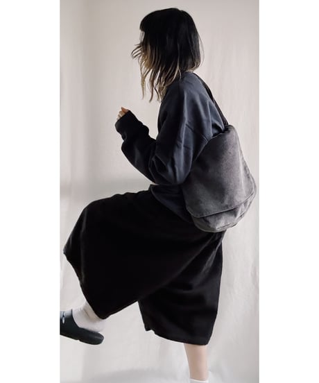 VCガーメントダイ ライトスウェットシャツ  ブラック XL