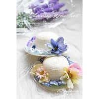 【限定】花風の麦わら帽子〜アネモネ〜