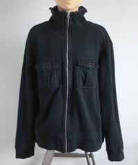 late00s 🐈‍⬛⛓️ zip-up sweatshirt made in china