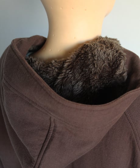 late00s-early10s 🐻⛓️ zip-up hoodie made in china