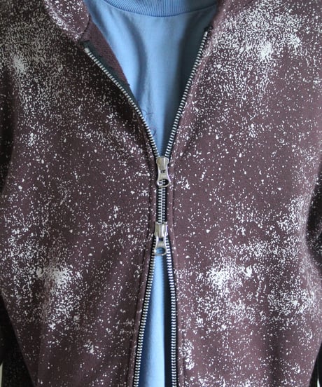 late00s 🍫🌫️💦 w-zip up hoodie made in japan