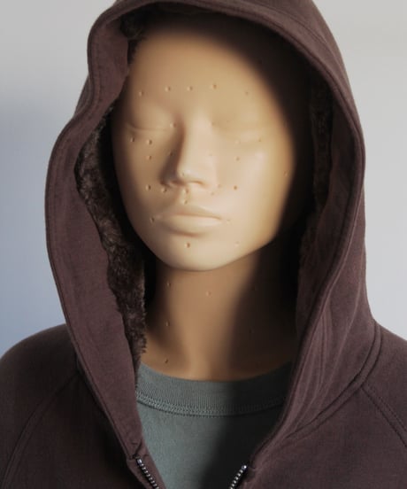 late00s-early10s 🐻⛓️ zip-up hoodie made in china