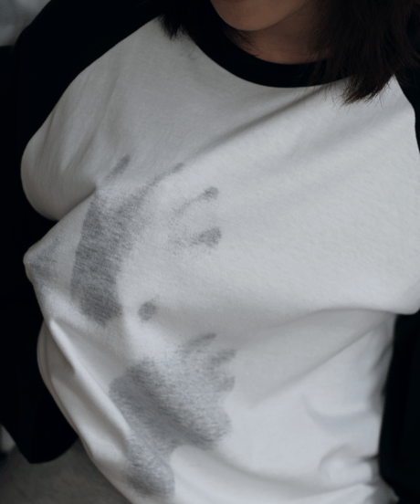 J👥ホラー raglan tee made by me