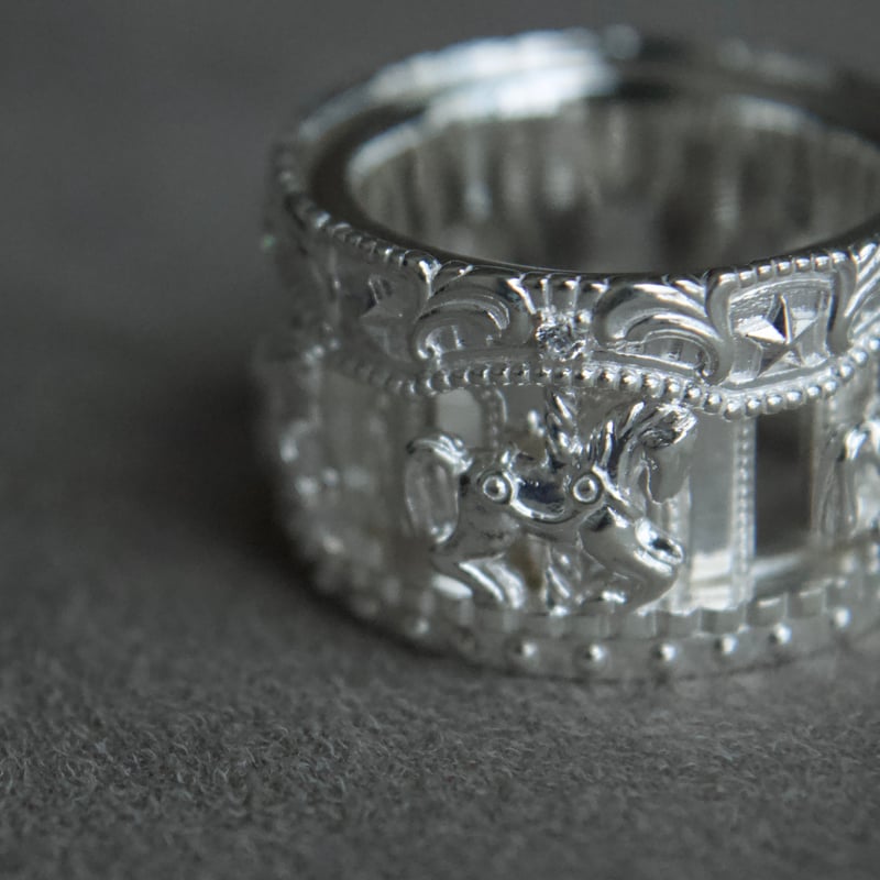 SV925］gleam carousel ring | gisele