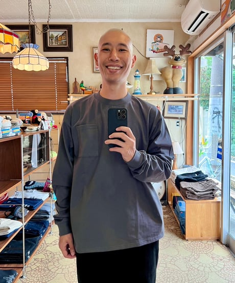 RELAX FIT №170   [ custom PRO CLUB pocket L/S 🇺🇲🇯🇵 ]