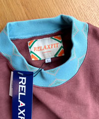 RELAX FIT   №80            [ RUST COLOR CREW SWEAT ]