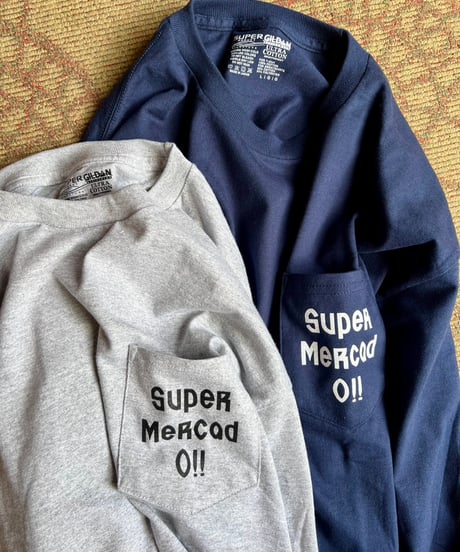 SUPER MARKET    [ supermercado🏪 Pocket L/S tshirt ]