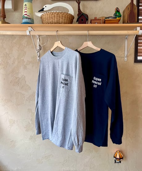 SUPER MARKET    [ supermercado🏪 Pocket L/S tshirt ]