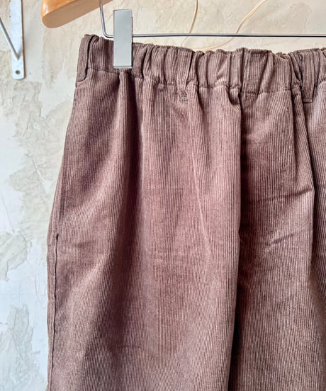 RELAX FIT №147  [ Corduroy easyslacks ]