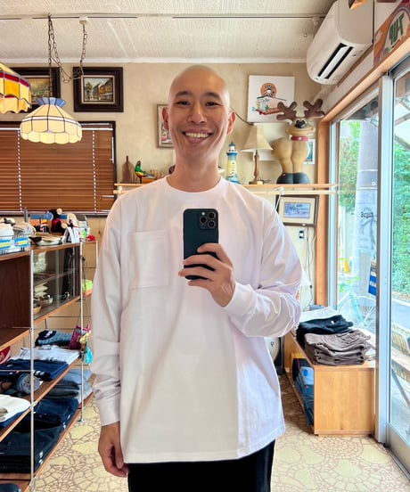RELAX FIT №170   [ custom PRO CLUB pocket L/S 🇺🇲🇯🇵 ]