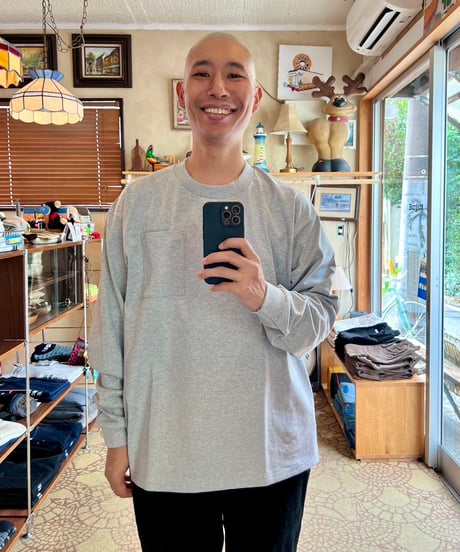 RELAX FIT №170   [ custom PRO CLUB pocket L/S 🇺🇲🇯🇵 ]