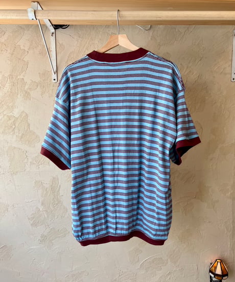 RELAX FIT  №127 [ Miller × Relaxfit  Panel Rib Border tshirt]